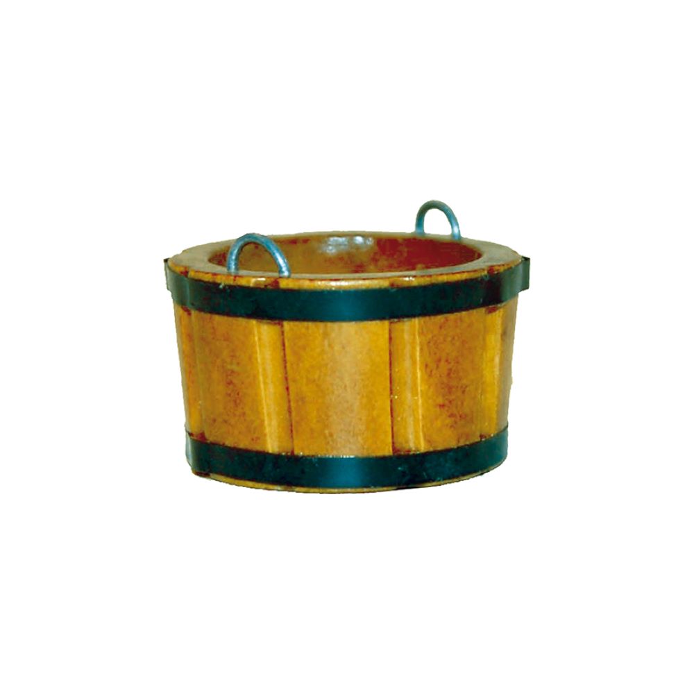 FADEDA Holzkübel  / Höhe:2 cm / handbemalt / detailgetreue Krippen Figuren - Weihnachten Tisch Dekoration Krippe Zubehör