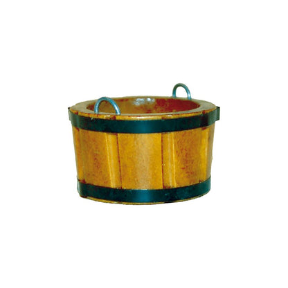 FADEDA Holzkübel  / Höhe:2 cm / handbemalt / detailgetreue Krippen Figuren - Weihnachten Tisch Dekoration Krippe Zubehör