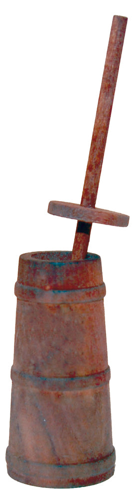 FADEDA Butterfass  / Höhe:9 cm / handbemalt / detailgetreue Krippen Figuren - Weihnachten Tisch Dekoration Krippe Zubehör