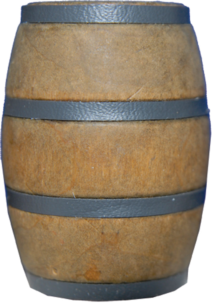 FADEDA Holzfass  / Höhe:5 cm / handbemalt / detailgetreue Krippen Figuren - Weihnachten Tisch Dekoration Krippe Zubehör