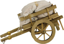 FADEDA Marktkarren mit Stoffen / Höhe:7 cm / handbemalt / detailgetreue Krippen Figuren - Weihnachten Tisch Dekoration Krippe Zubehör