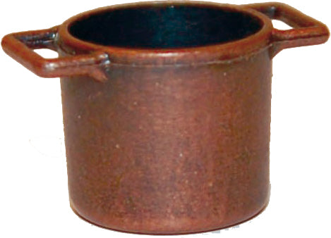 FADEDA Kupfertopf  / Höhe:2 cm / handbemalt / detailgetreue Krippen Figuren - Weihnachten Tisch Dekoration Krippe Zubehör