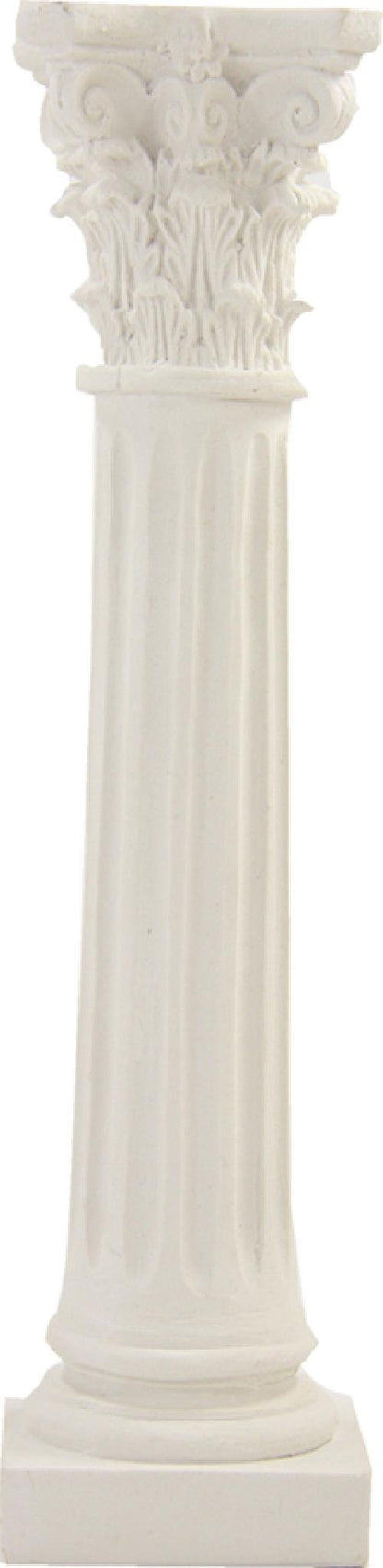 FADEDA Säule weiß  / Höhe:30 cm / handbemalt / detailgetreue Krippen Figuren - Weihnachten Tisch Dekoration Krippe Zubehör