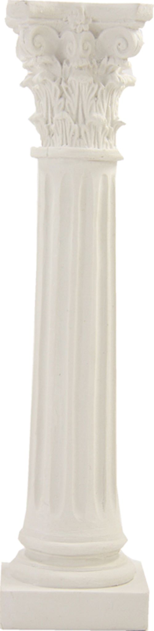 FADEDA Säule weiß  / Höhe:21 cm / handbemalt / detailgetreue Krippen Figuren - Weihnachten Tisch Dekoration Krippe Zubehör