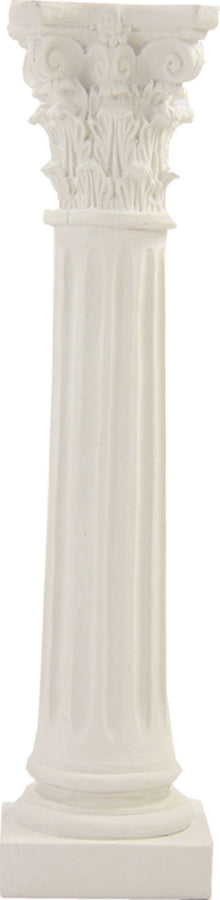 FADEDA Säule weiß  / Höhe:21 cm / handbemalt / detailgetreue Krippen Figuren - Weihnachten Tisch Dekoration Krippe Zubehör
