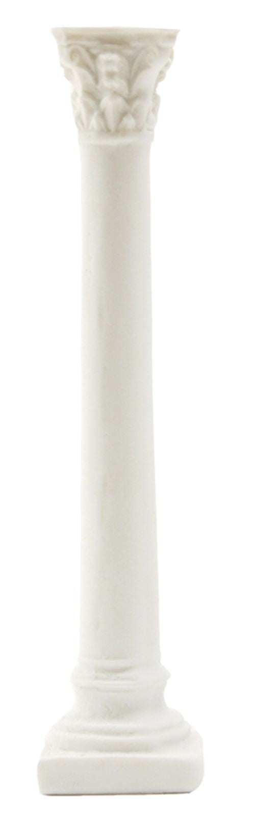 FADEDA Säule weiß  / Höhe:16 cm / handbemalt / detailgetreue Krippen Figuren - Weihnachten Tisch Dekoration Krippe Zubehör