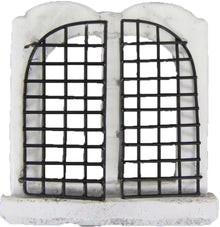 FADEDA Fenster  / Höhe:6 cm / handbemalt / detailgetreue Krippen Figuren - Weihnachten Tisch Dekoration Krippe Zubehör