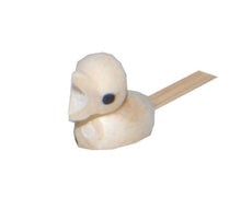 FADEDA Holzvogel  / Höhe:1 cm / handbemalt / detailgetreue Krippen Figuren - Weihnachten Tisch Dekoration Krippe Zubehör