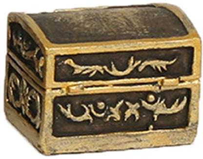 FADEDA Schatulle klein  / Höhe:2 cm / handbemalt / detailgetreue Krippen Figuren - Weihnachten Tisch Dekoration Krippe Zubehör