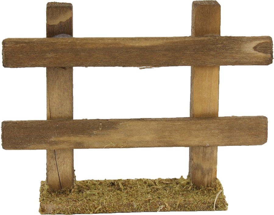 FADEDA Zaunstück kurz  / Höhe:5 cm / handbemalt / detailgetreue Krippen Figuren - Weihnachten Tisch Dekoration Krippe Zubehör