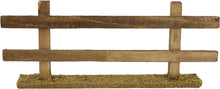 FADEDA Zaunstück lang  / Höhe:5 cm / handbemalt / detailgetreue Krippen Figuren - Weihnachten Tisch Dekoration Krippe Zubehör