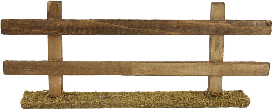 FADEDA Zaunstück lang  / Höhe:8 cm / handbemalt / detailgetreue Krippen Figuren - Weihnachten Tisch Dekoration Krippe Zubehör