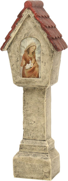 FADEDA Marterl  / Höhe:17 cm / handbemalt / detailgetreue Krippen Figuren - Weihnachten Tisch Dekoration Krippe Zubehör