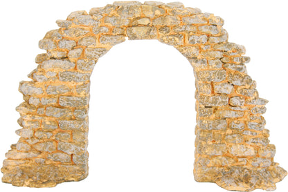 FADEDA Steintorbogen  / Höhe:15 cm / handbemalt / detailgetreue Krippen Figuren - Weihnachten Tisch Dekoration Krippe Zubehör