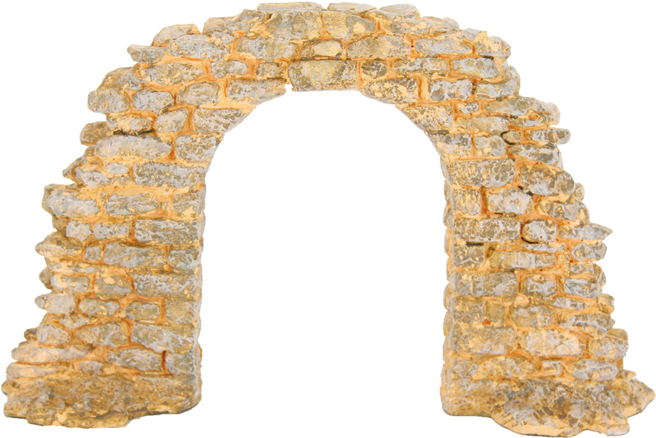 FADEDA Steintorbogen  / Höhe:15 cm / handbemalt / detailgetreue Krippen Figuren - Weihnachten Tisch Dekoration Krippe Zubehör