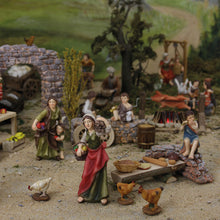 FADEDA Steinmauer  / Höhe:3 cm / handbemalt / detailgetreue Krippen Figuren - Weihnachten Tisch Dekoration Krippe Zubehör