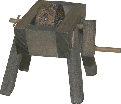FADEDA Schleifbock / Höhe:4 cm / handbemalt / detailgetreue Krippen Figuren - Weihnachten Tisch Dekoration Krippe Zubehör