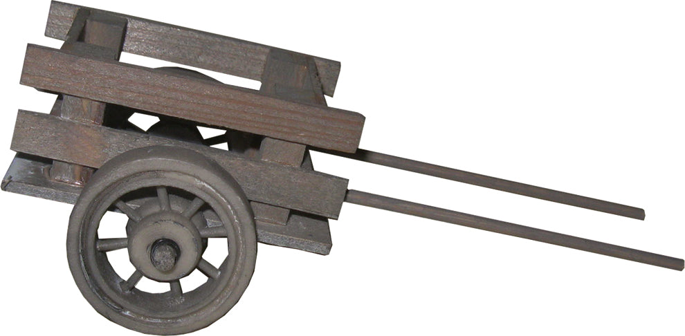 FADEDA Eselkarren  / Höhe:5 cm / handbemalt / detailgetreue Krippen Figuren - Weihnachten Tisch Dekoration Krippe Zubehör